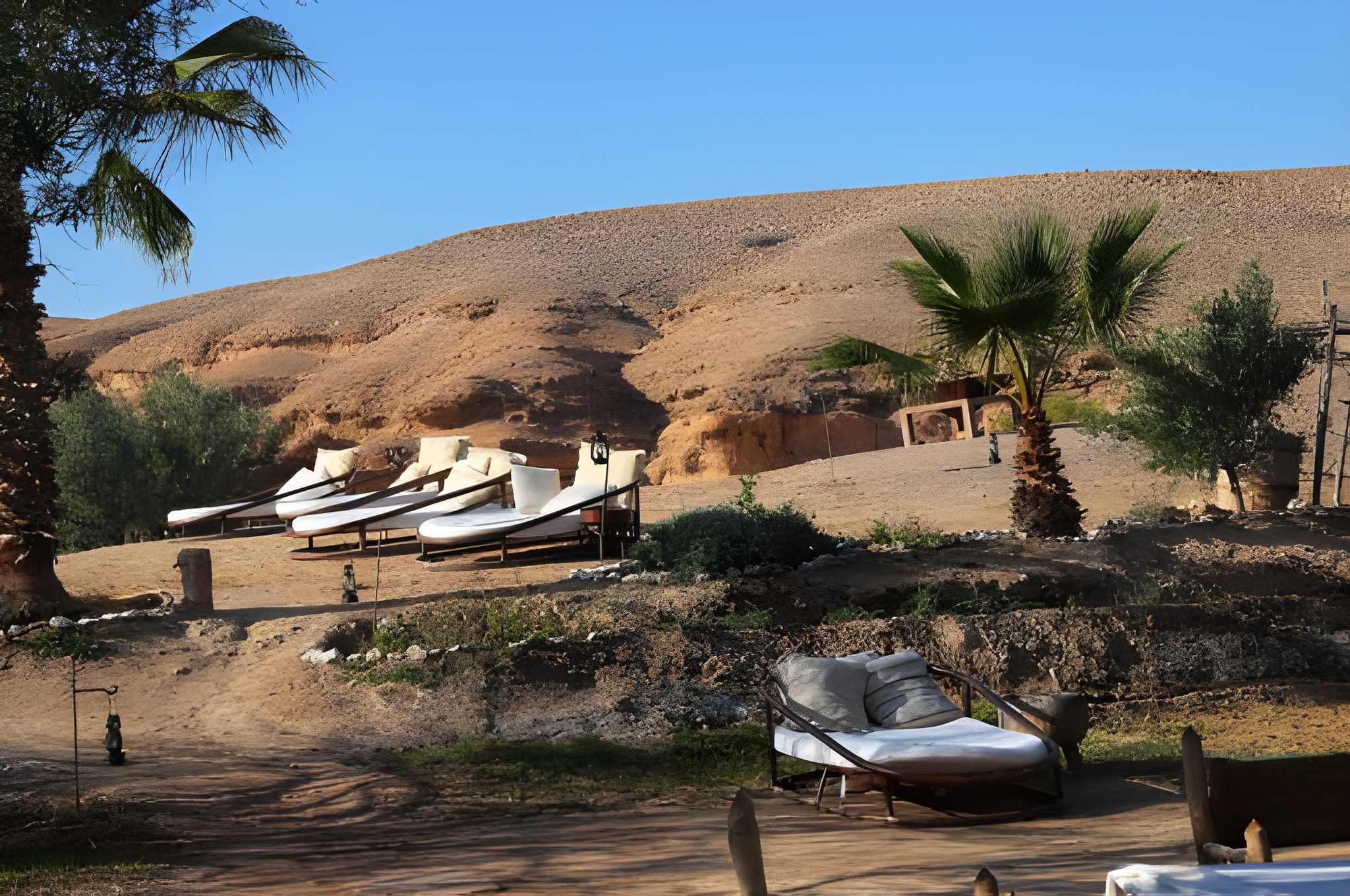 Luxury camp in Agafay