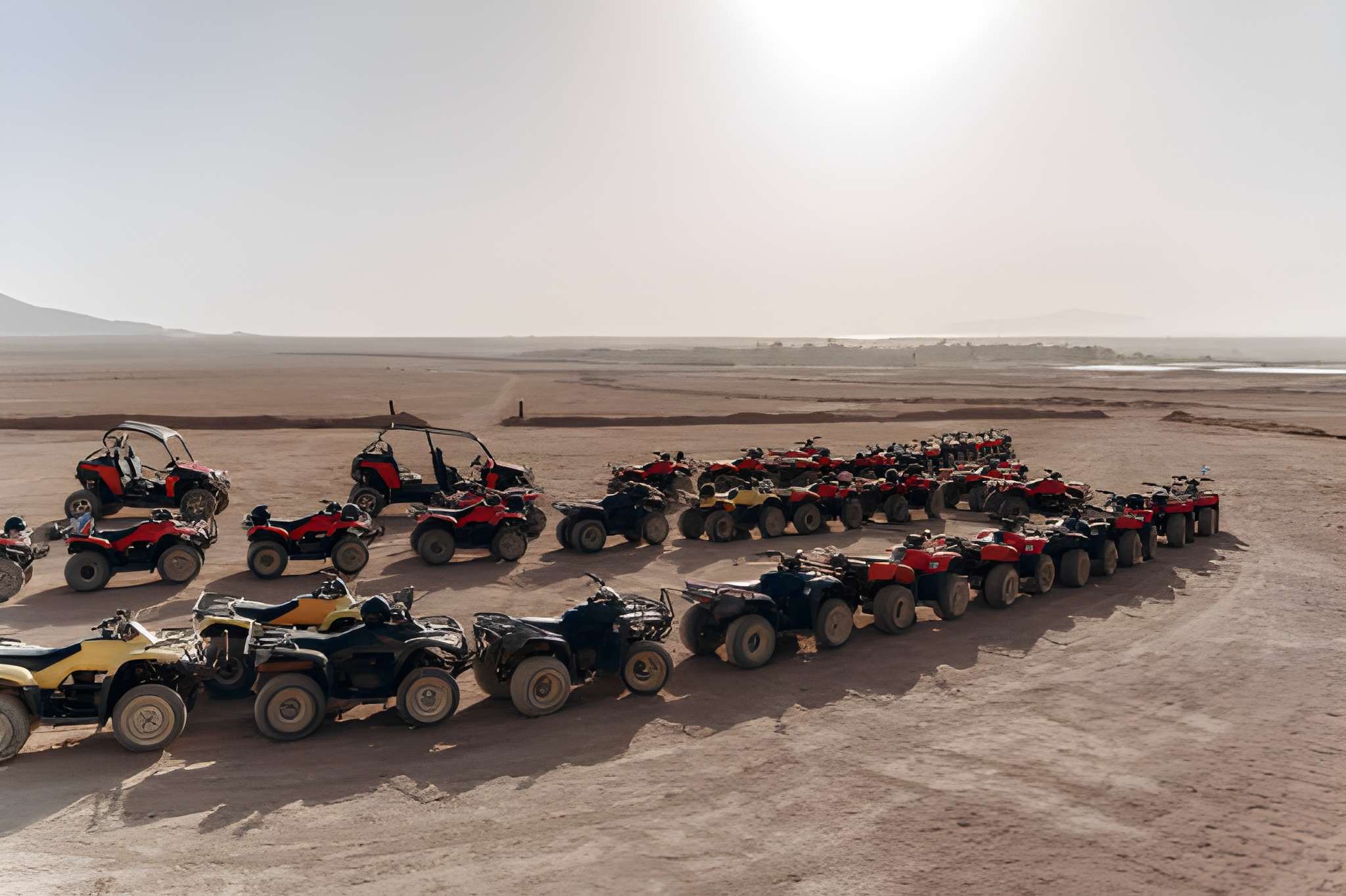 Agafay quad group photo