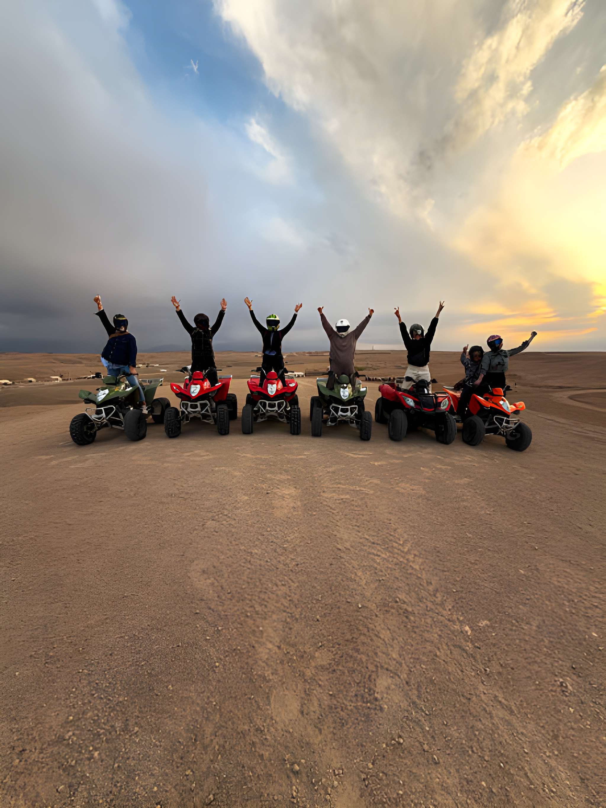 Agafay quad panorama stop