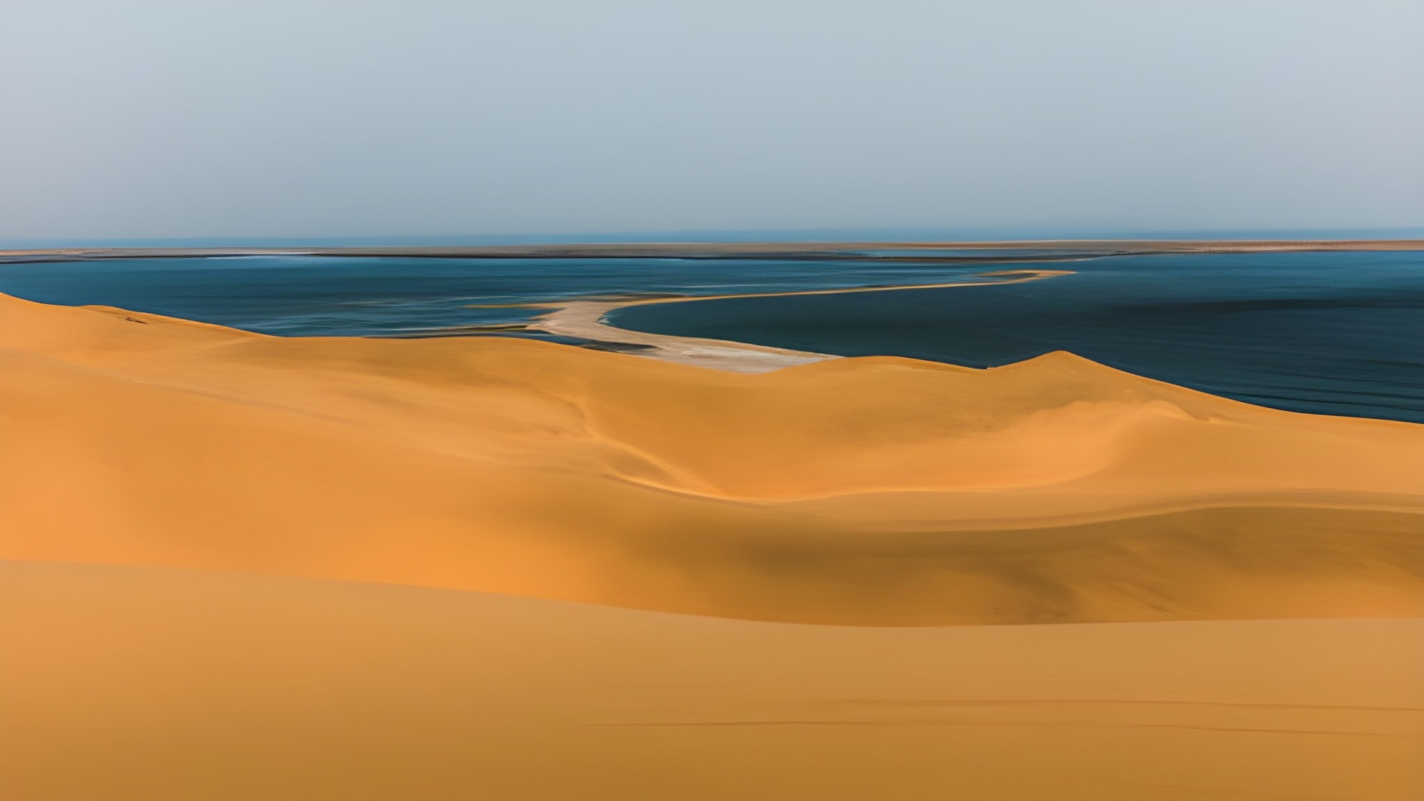 Dakhla dunes ocean