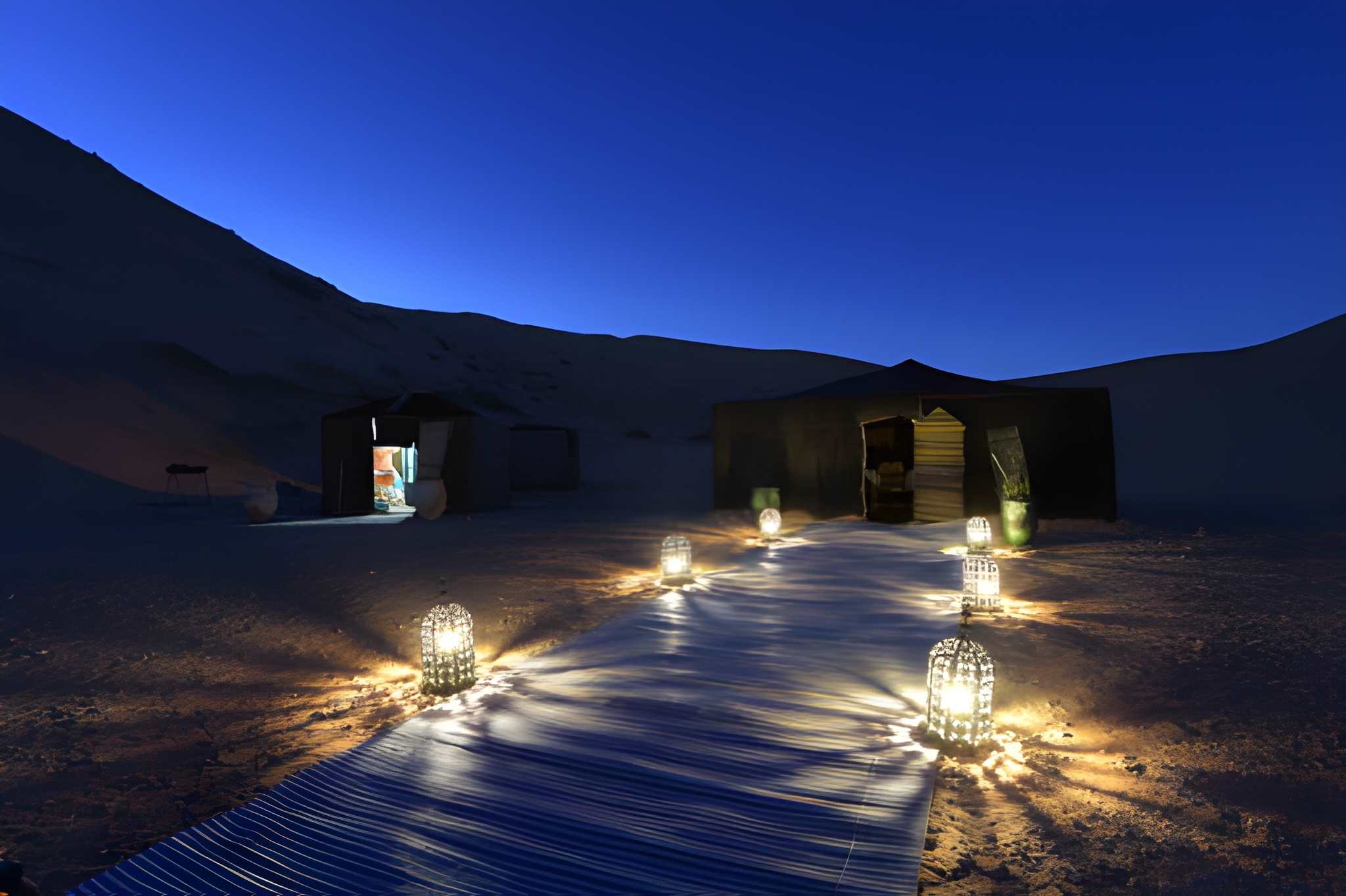 Luxury camp suite exterior