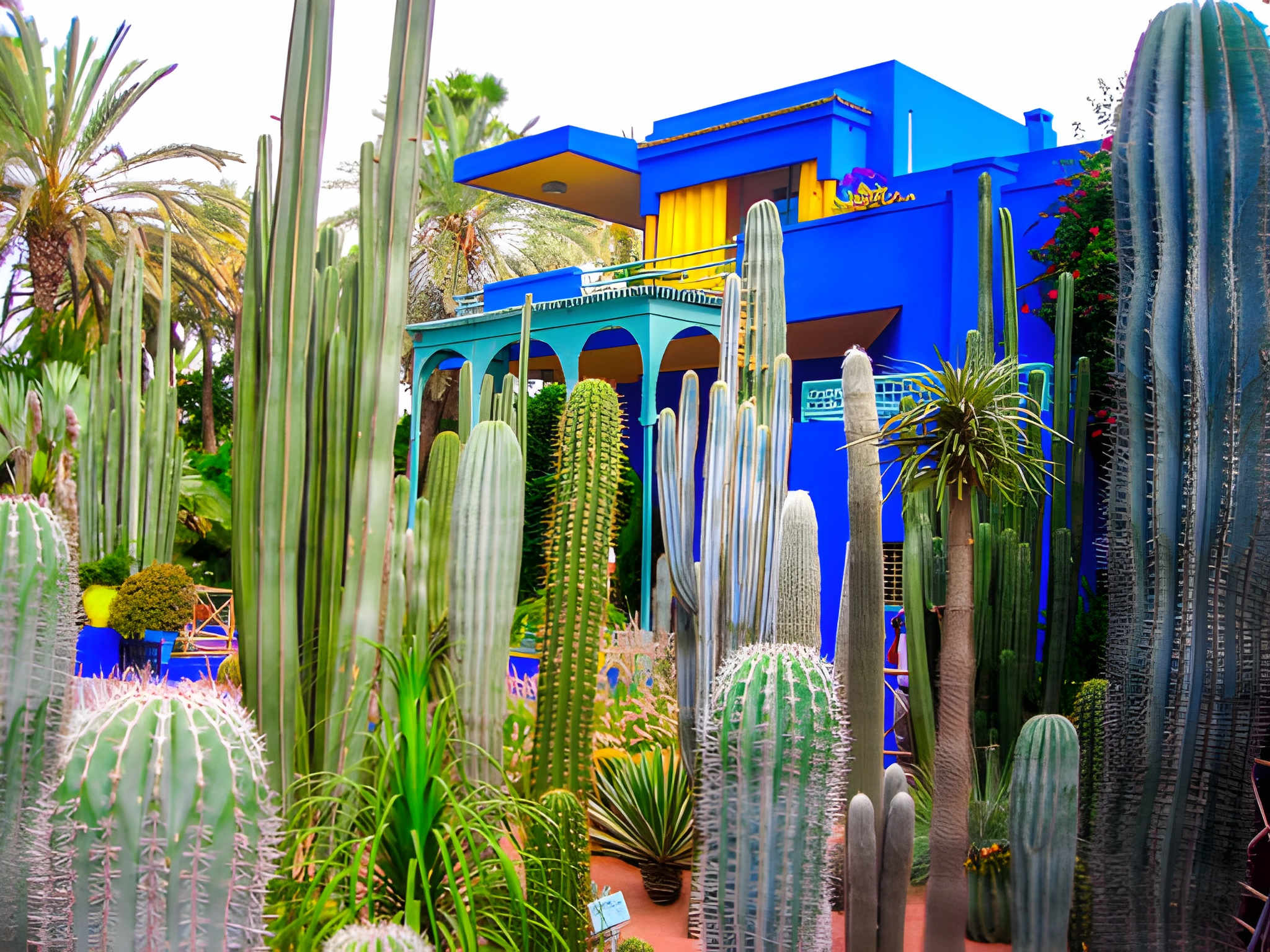 majorelle garden blue house