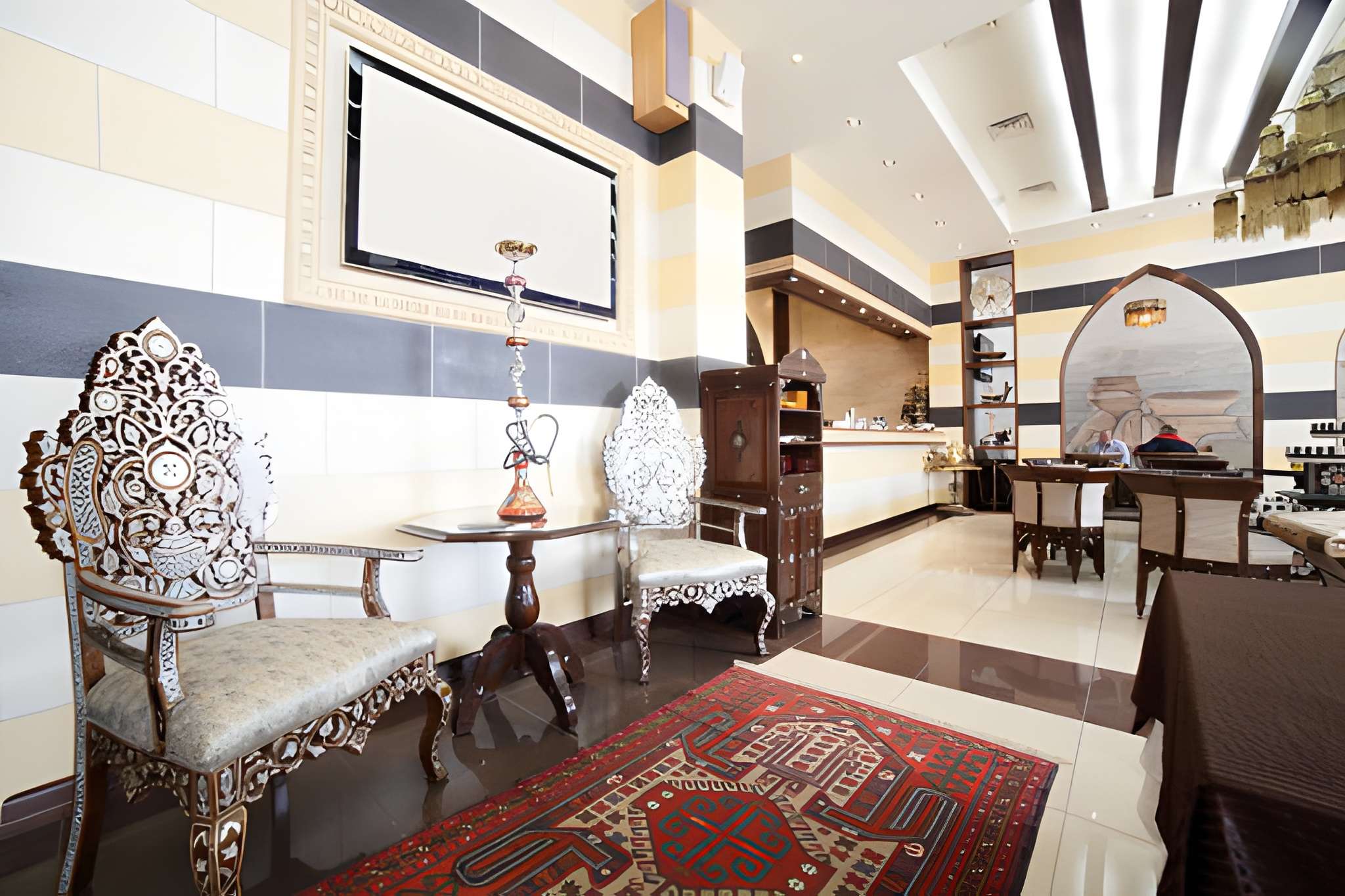 Business hotel lobby in Marrakech