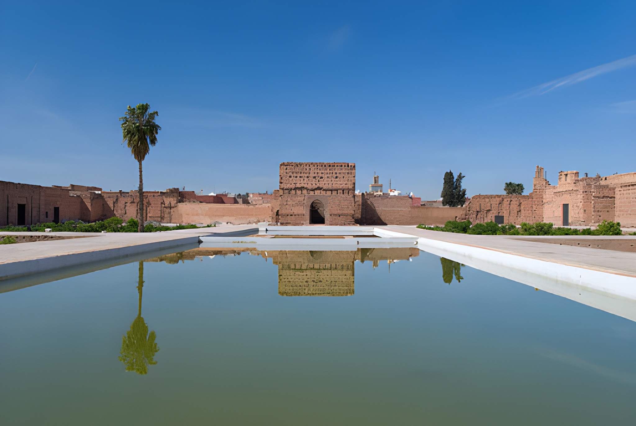 Marrakech gardens and monuments