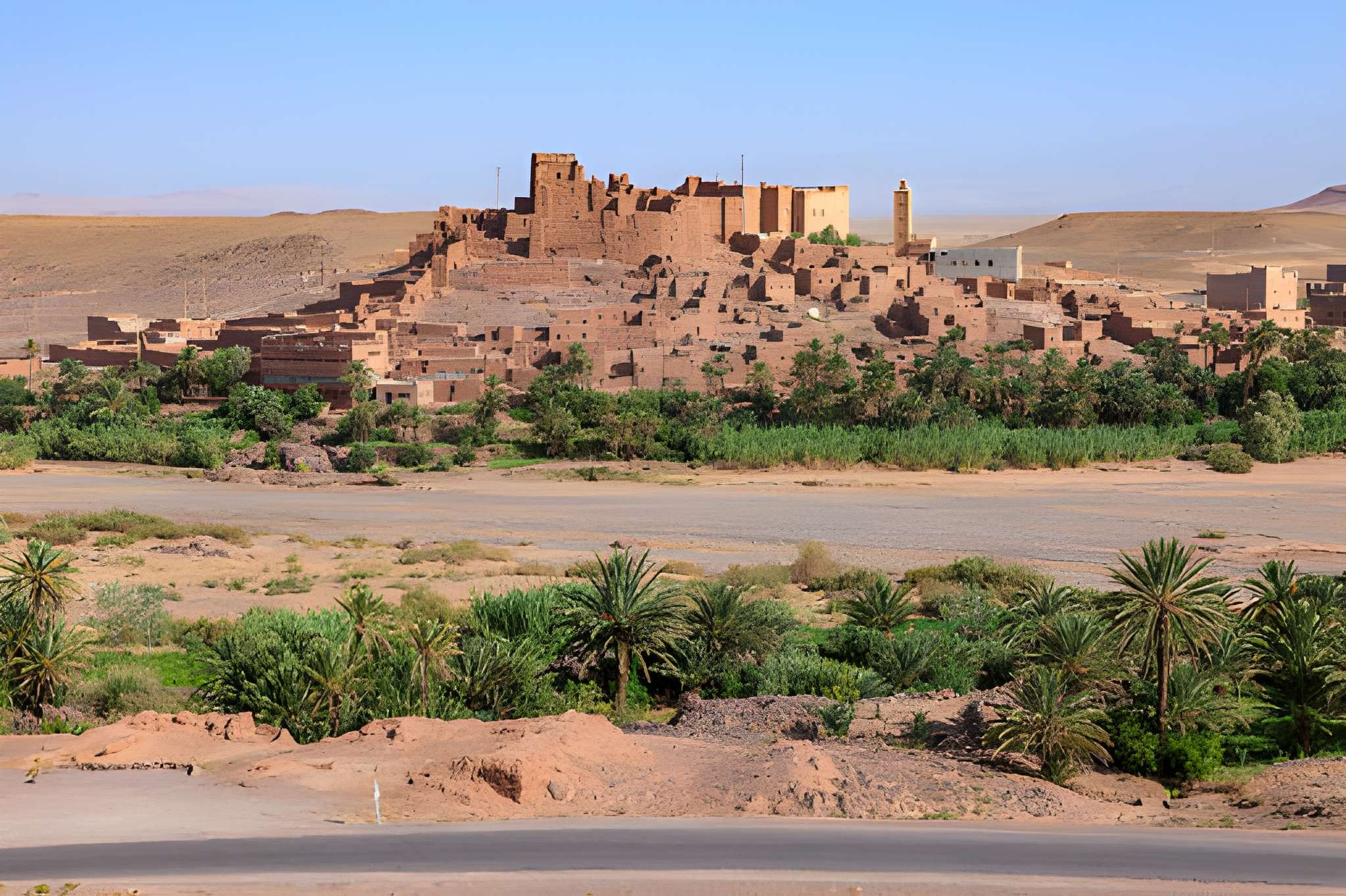 Ouarzazate kasbah landscape