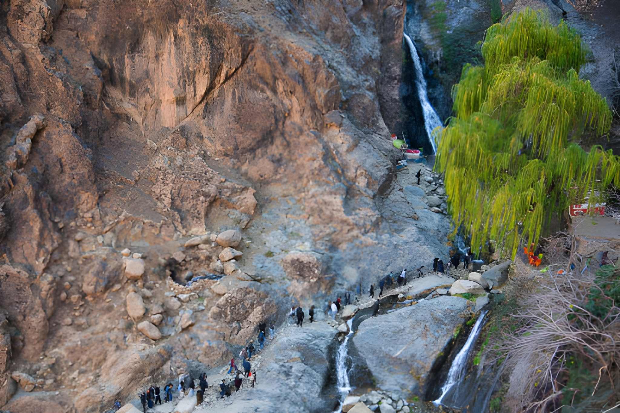 Ourika valley waterfalls