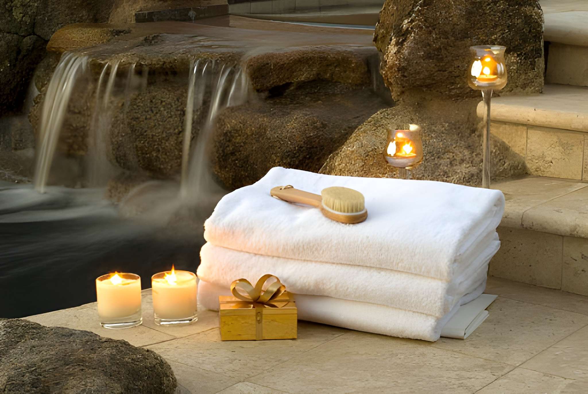 Palace spa night entrance