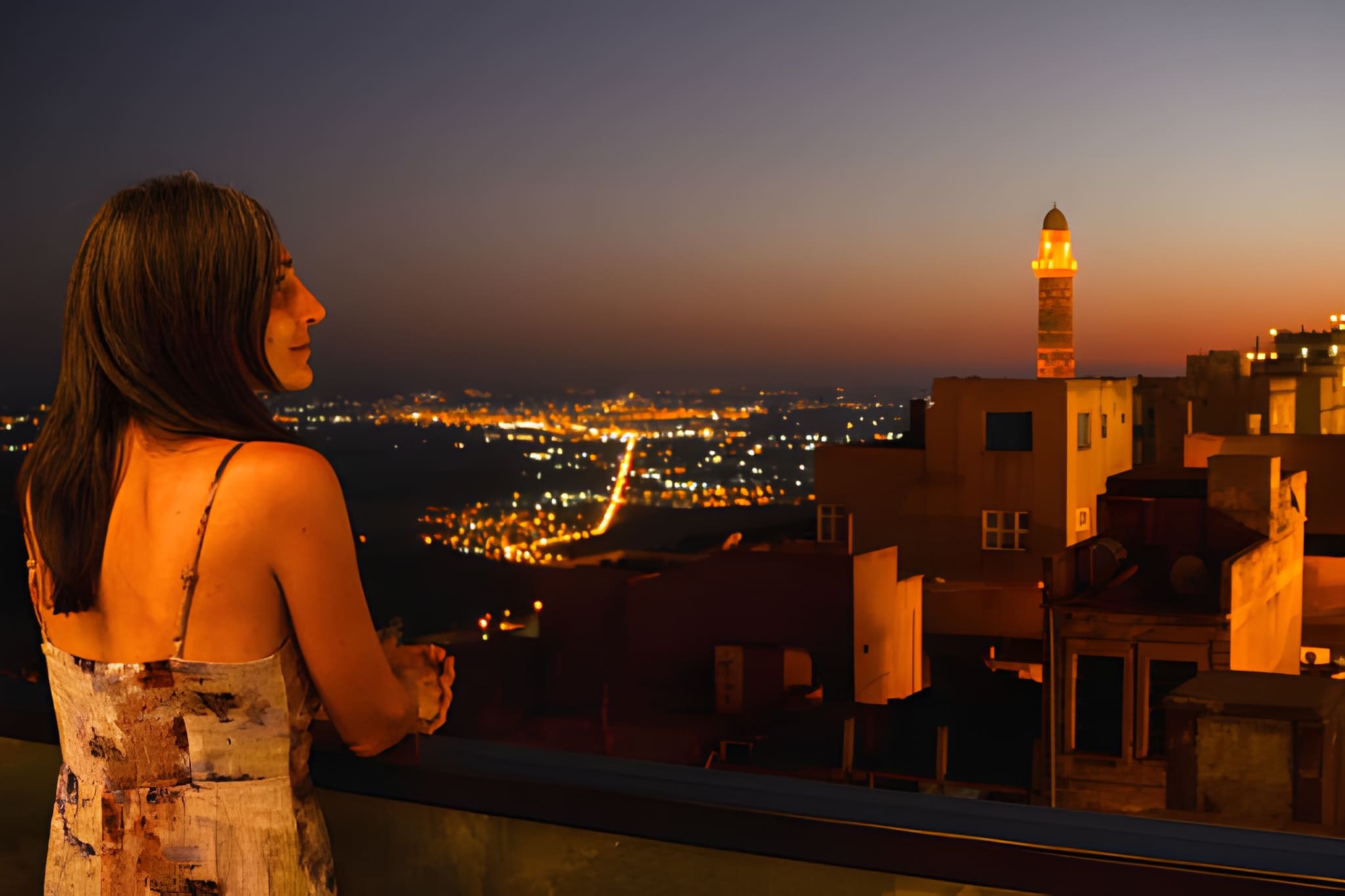 Secret viewpoint night Marrakech