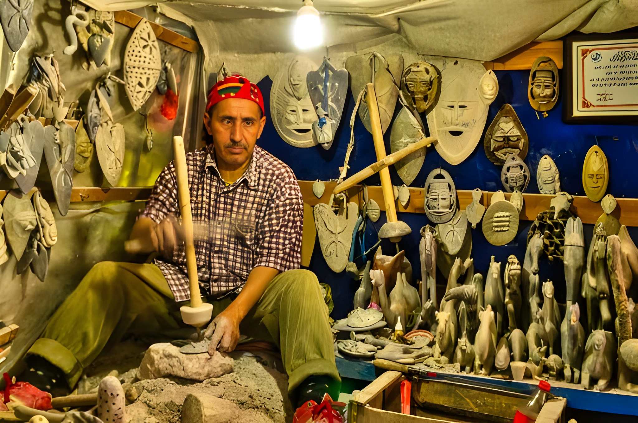 Souk artisans Marrakech