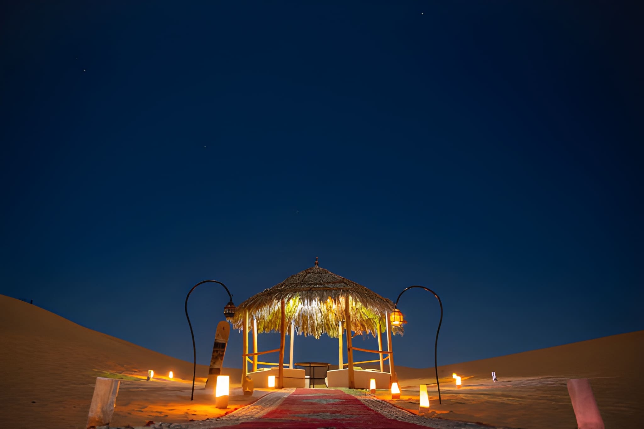 Stargazing night setup